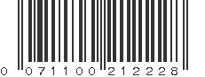 UPC 071100212228