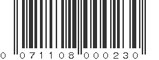 UPC 071108000230