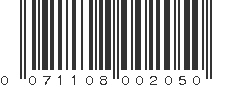 UPC 071108002050