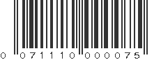 UPC 071110000075