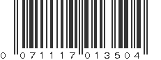 UPC 071117013504