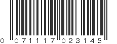 UPC 071117023145