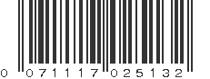 UPC 071117025132