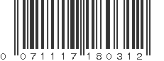 UPC 071117180312