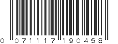 UPC 071117190458