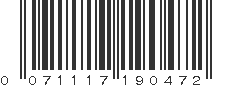 UPC 071117190472