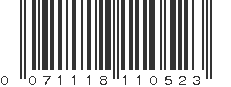 UPC 071118110523