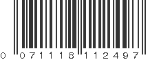 UPC 071118112497