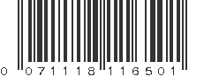 UPC 071118116501