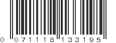 UPC 071118133195