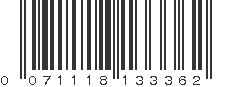 UPC 071118133362