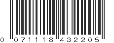 UPC 071118432205