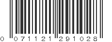 UPC 071121291028