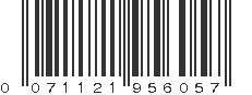 UPC 071121956057