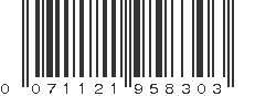 UPC 071121958303