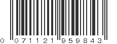 UPC 071121959843