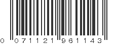 UPC 071121961143