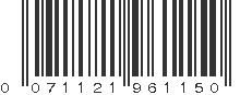 UPC 071121961150