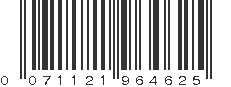 UPC 071121964625