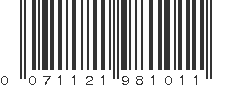 UPC 071121981011