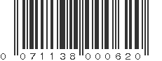 UPC 071138000620