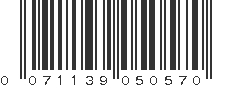 UPC 071139050570