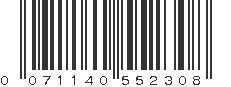 UPC 071140552308