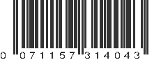 UPC 071157314043