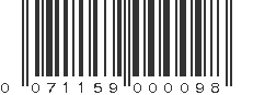 UPC 071159000098