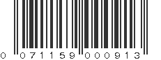 UPC 071159000913