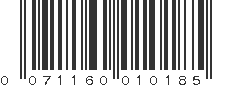 UPC 071160010185