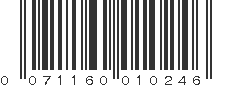 UPC 071160010246