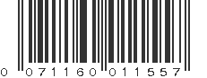 UPC 071160011557