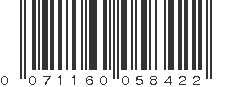 UPC 071160058422