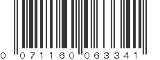 UPC 071160063341