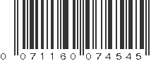 UPC 071160074545