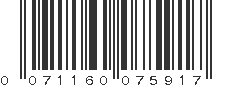 UPC 071160075917