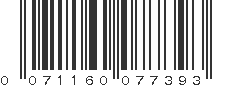 UPC 071160077393