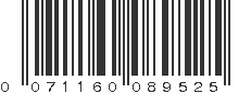 UPC 071160089525