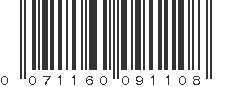 UPC 071160091108