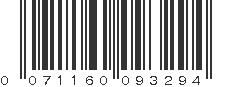 UPC 071160093294