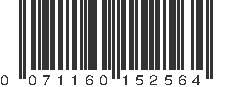 UPC 071160152564