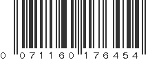 UPC 071160176454