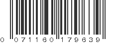 UPC 071160179639