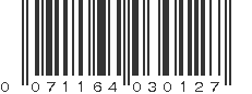 UPC 071164030127