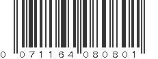 UPC 071164080801