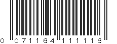 UPC 071164111116