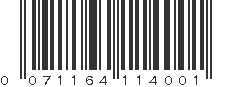 UPC 071164114001