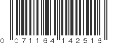 UPC 071164142516