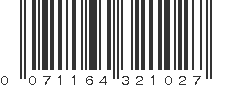 UPC 071164321027